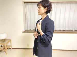 ダイヤバングルが似合う服