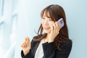 生き生きとしている女性